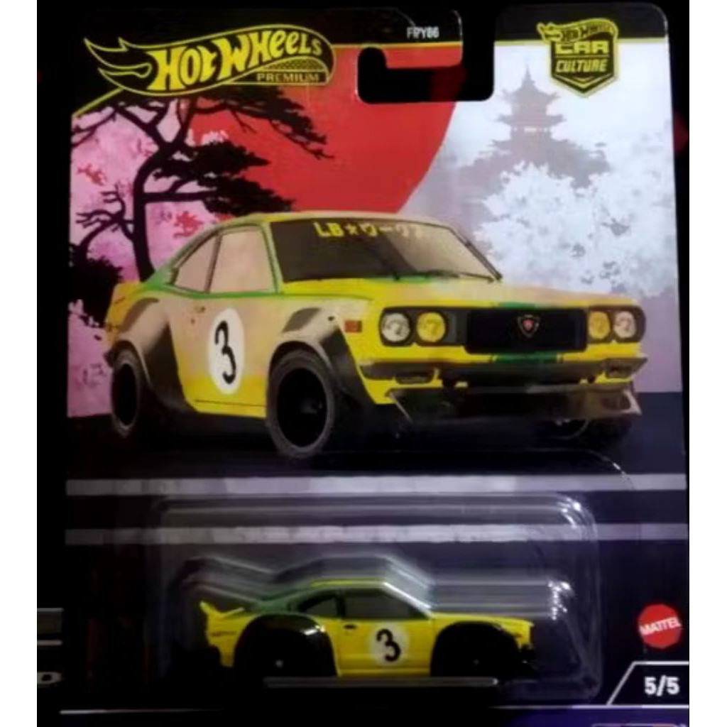 paket murah hot Wheels LBWK Premium Japanese history RX 3 lbwk