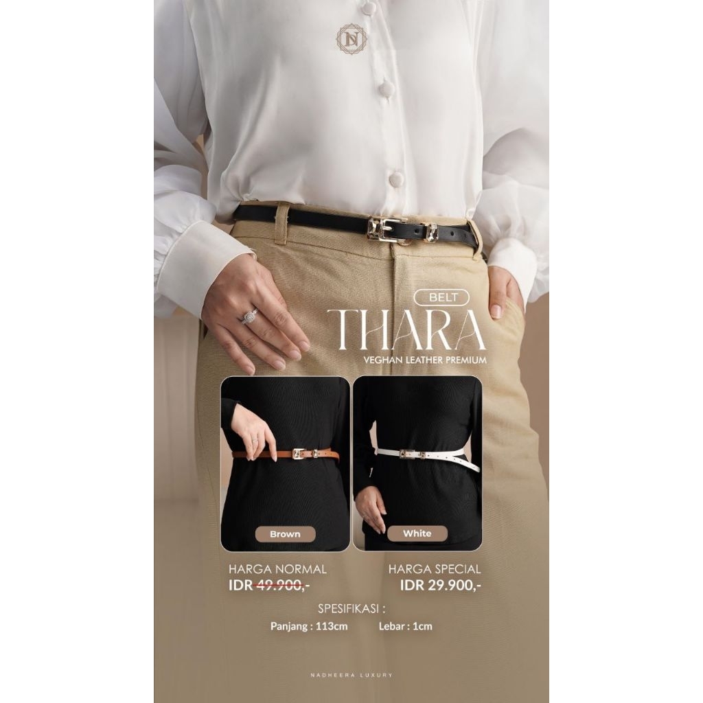 BELT NADHEERA THARA BELT BY  NADHEERA LUXURY