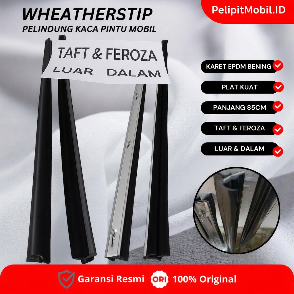 Pelipit Pintu Kaca Mobil Taft Dan Feroza Karet Elastis