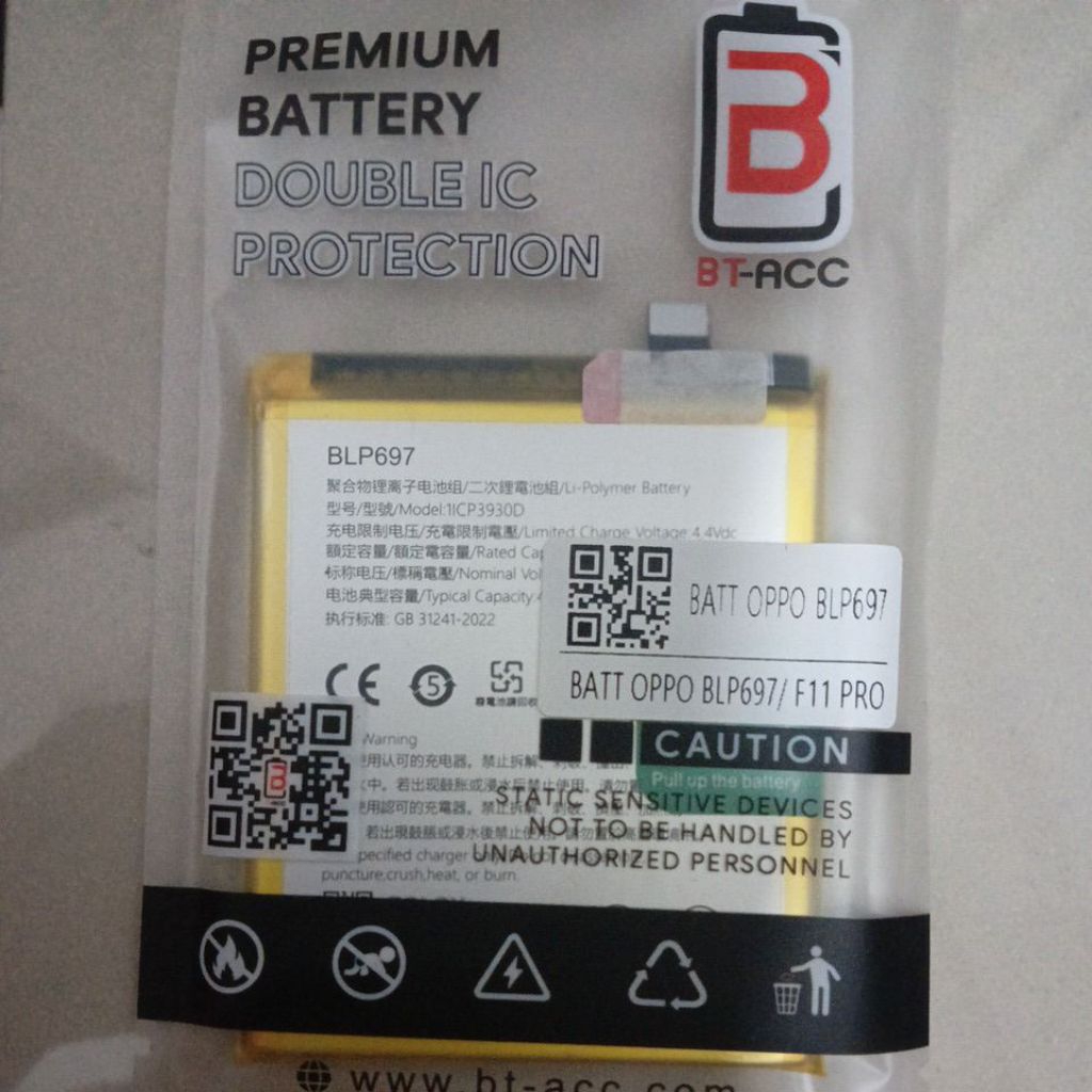 BATERAI ORIGINAL 100% OPPO F11 PRO / OPPO F11PRO BLP697 BATTERY ORI HP