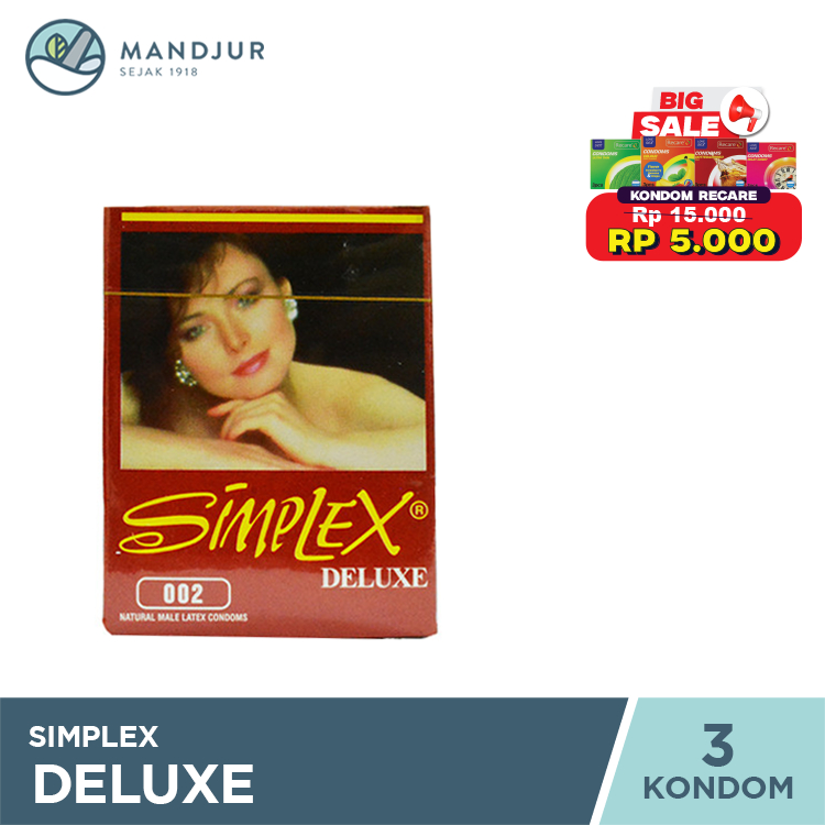 Kondom Simplex Deluxe - Isi 3