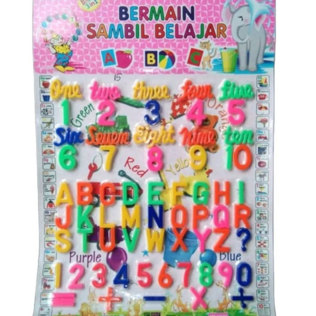 Mainan huruf dan angka lengkap mainan edukasi anak huruf plastik mainan huruf plastik mainan angka p