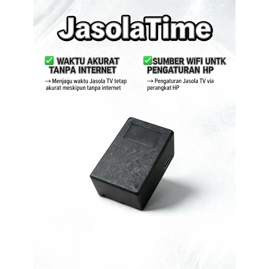 JasolaTime - Modul Offline & Access Point Khusus Jasola TV Digital Masjid (Waktu Akurat Tanpa Intern