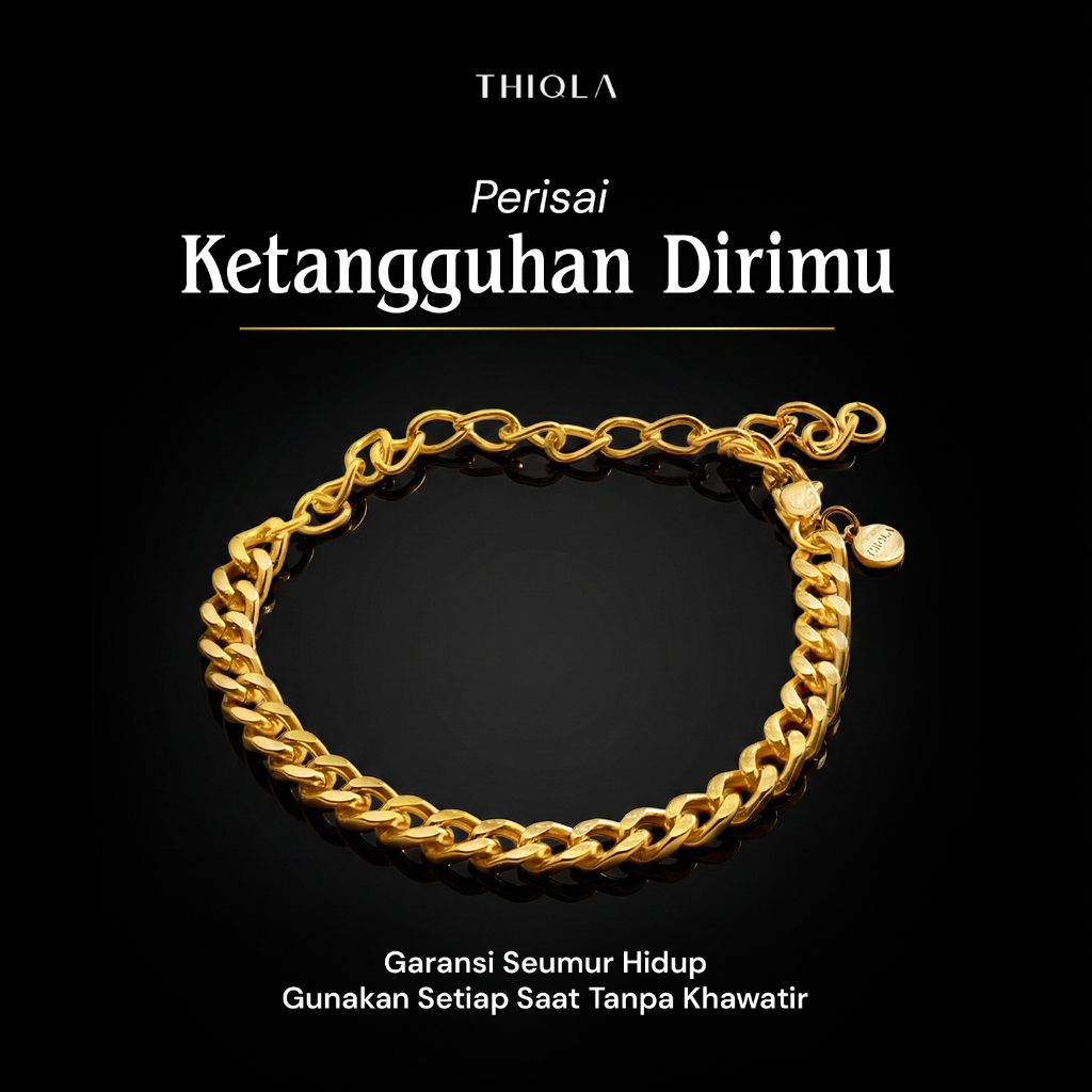 THIQLA - Gelang Sisik Naga Besar MAHARANI - Gelang Adjustable Wanita Latina Style utk Tangan Kecil a