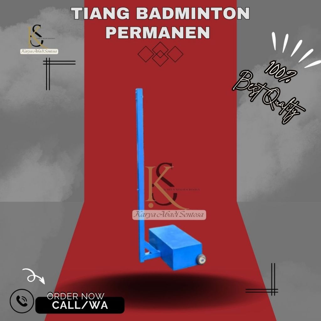 Tiang Net Badminton Potable - Tiang Net Bulutangkis Bisa dipindah Murah