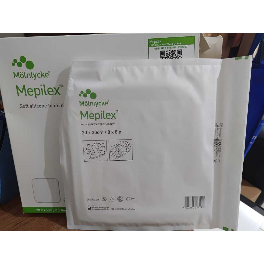 Mepilex Foam 20x20cm spon luka (Modern Wound Dressing) - pembalut luka