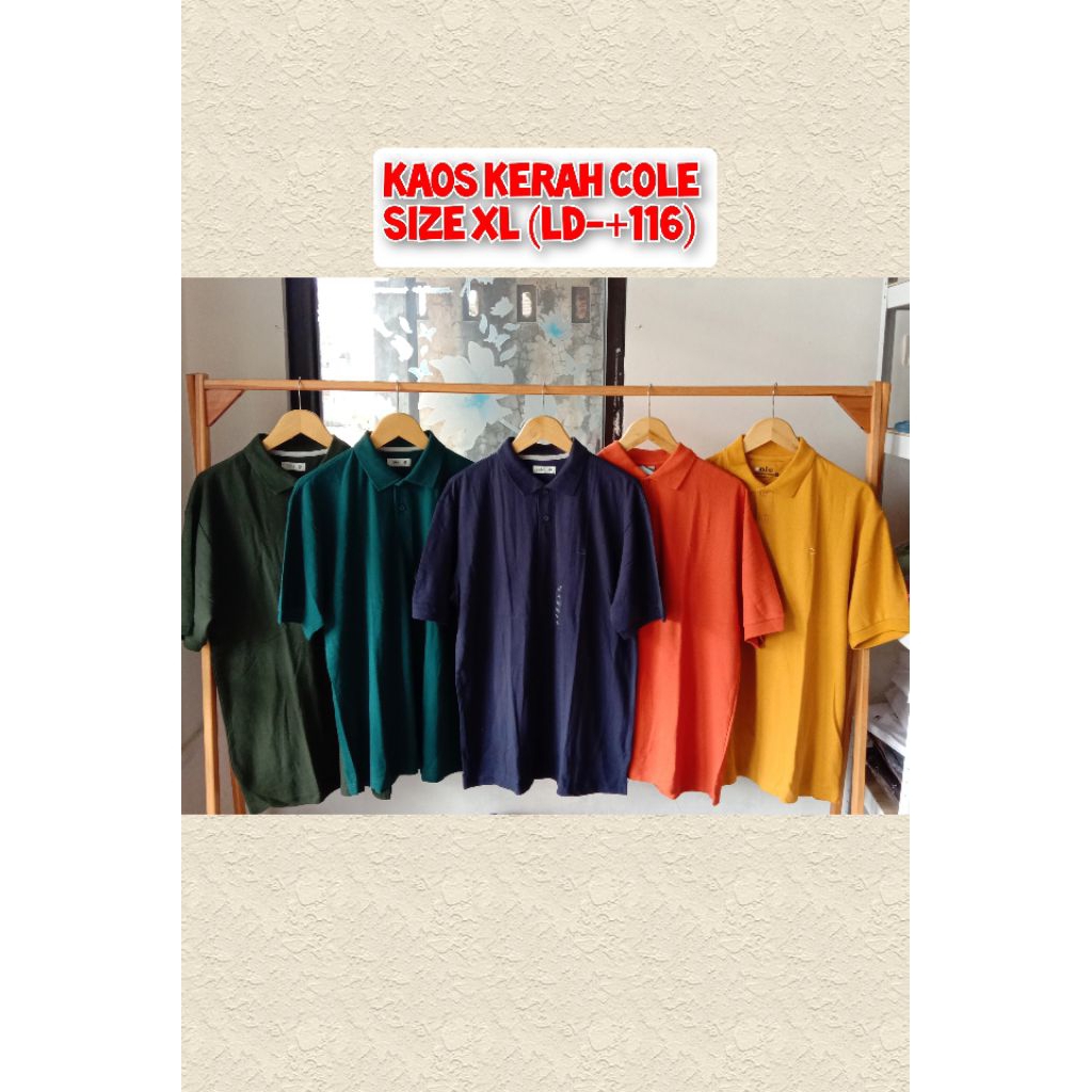kaos kerah Cole