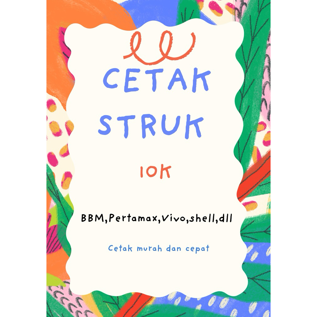 CUSTOM CETAK STRUK
