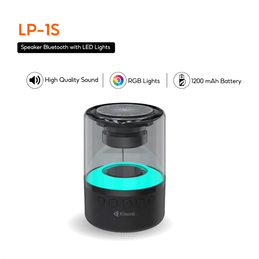 Speaker Aktif Bluetooth Portable LP1S Tanpa Kabel Subwoofer Stereo - Grosir JKT