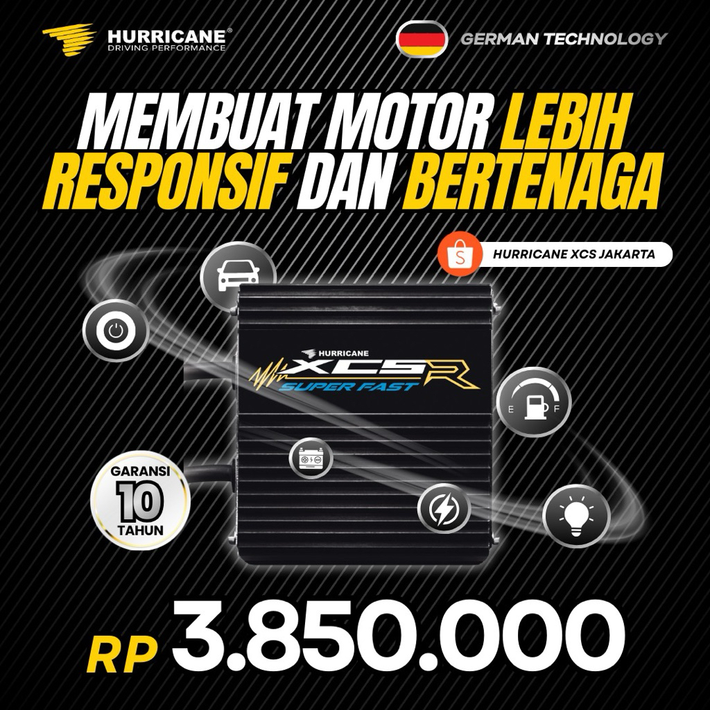 Hurricane XCSR Superfast Motor lebih bertenaga