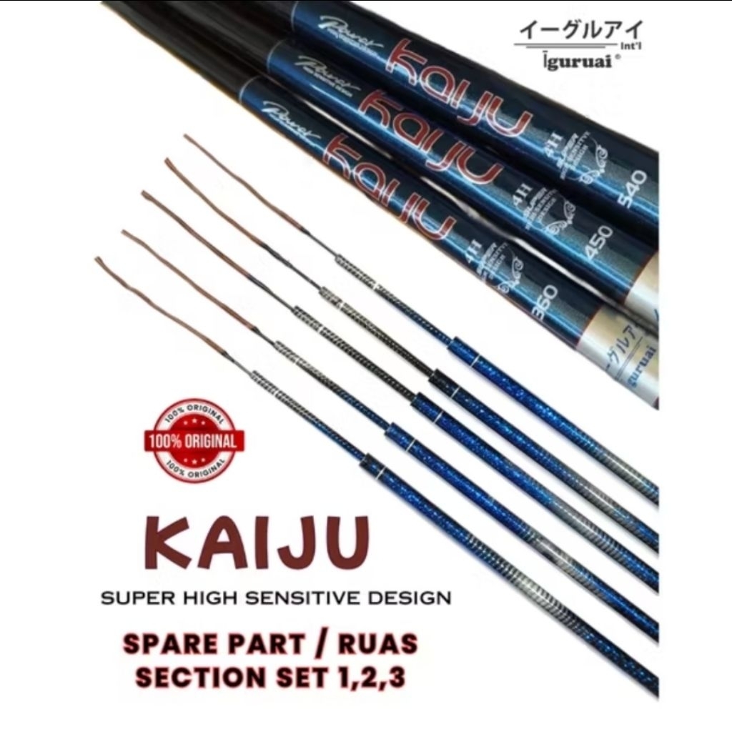 SPAREPART [RUAS TEGEK] KAIJU set 1,2,3