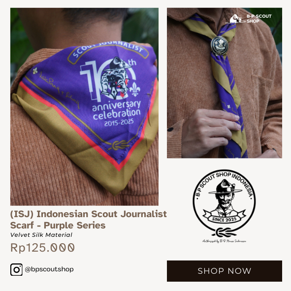 (ISJ) INDONESIA SCOUT JOURNALIST SCARF
