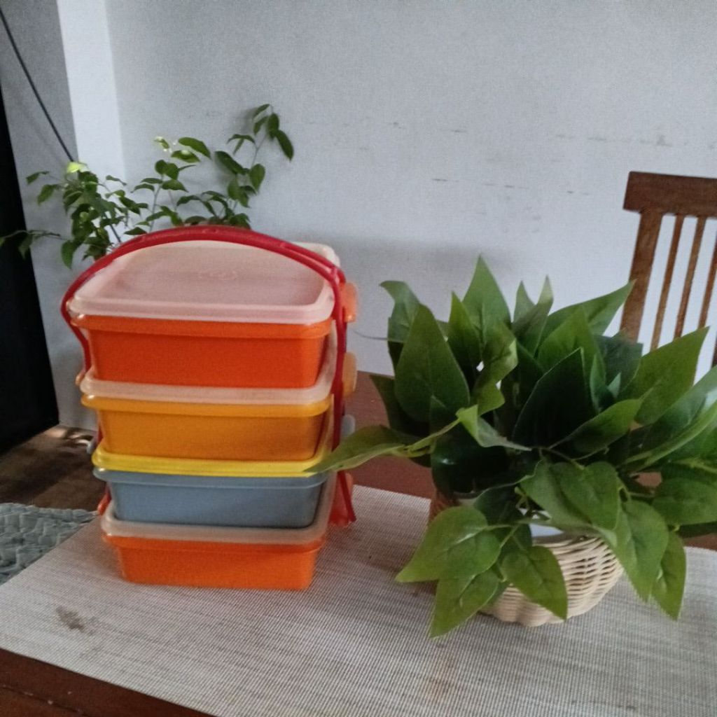 carry all set Tupperware bekas