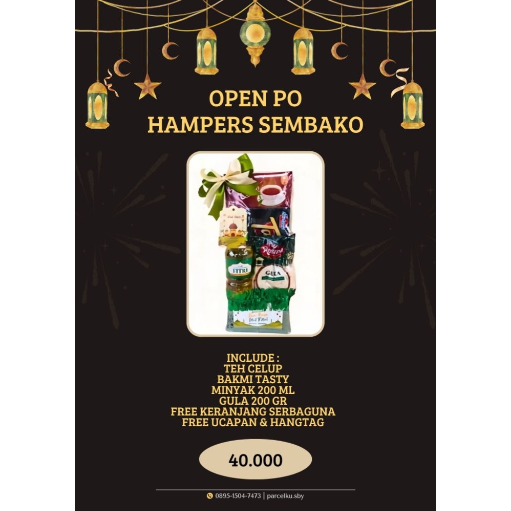Parcel Sembako Lebaran / Hampers Sembako Lebaran