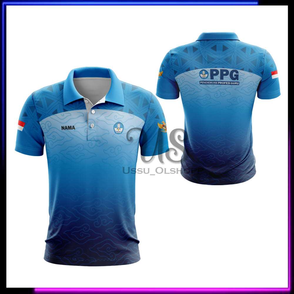 SERAGAM OLAHRAGA PPG / BAJU PPG / JERSEY WANGKI PPG / KAOS POLO PPG CUSTOM NAMA