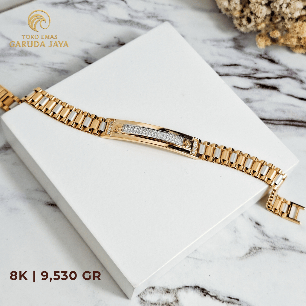 GELANG KALYX 8K | GELANG EMAS 8K | GELANG 9 GR