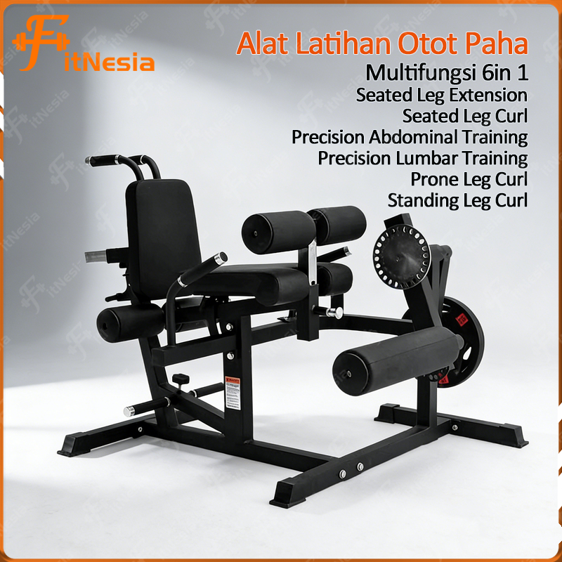 Leg Extension Leg Curl Seated & Lying Leg Curl Machine Home Gym Mesin Latihan Kaki