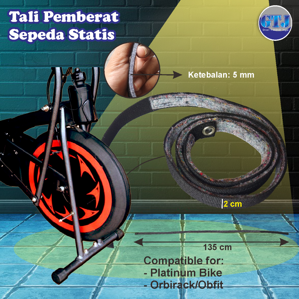 Sparepart Tali Pemberat Beban Sepeda Statis Platinum Bike Semua Ukuran