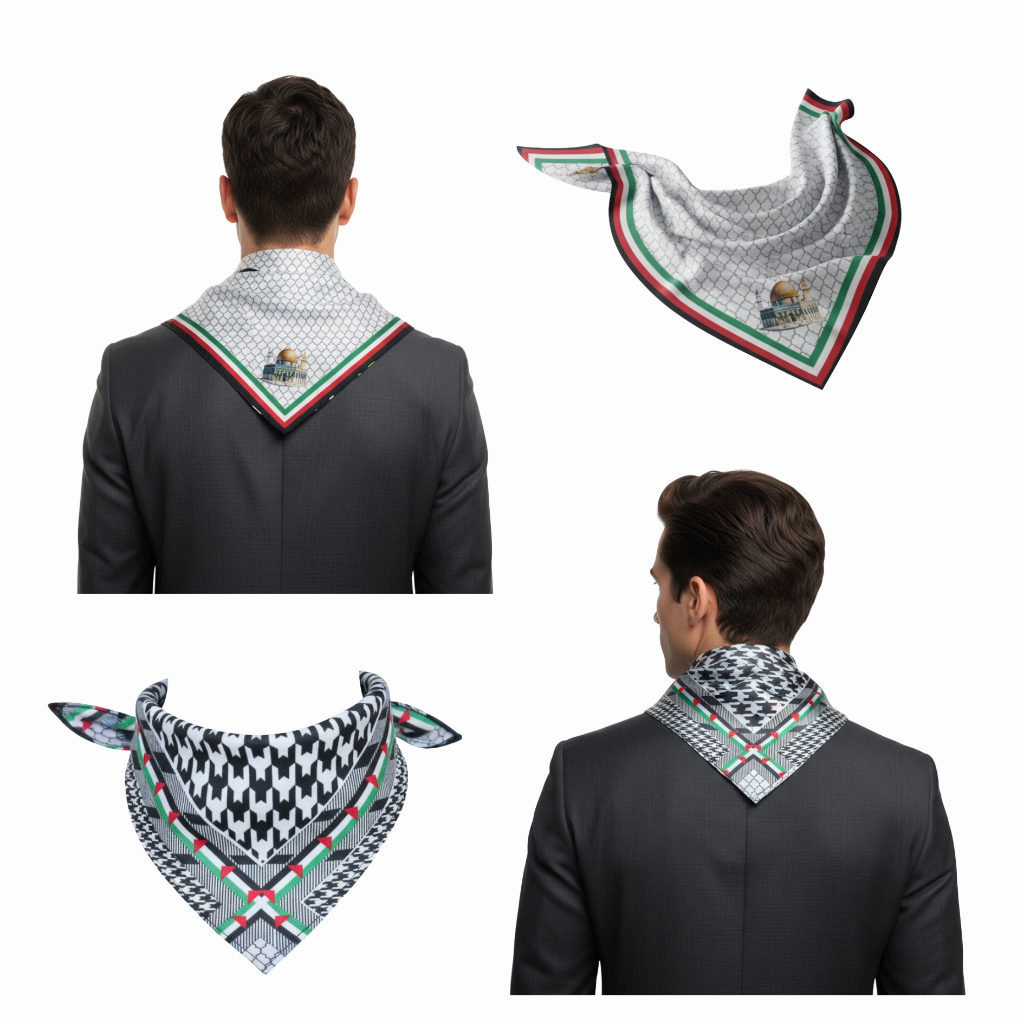 Slayer Bandana Palestina/Scraf Palestina/Syal Bandana Motif Palestina