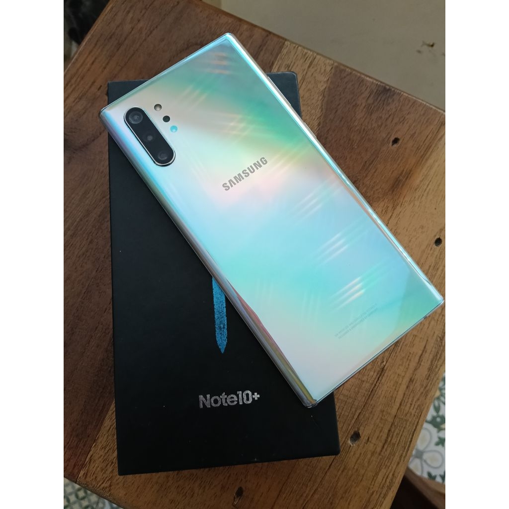 samsung note 10 plus Ram 12GB Internal 512GB HP Second Seken Bekas Fullset [murah] hp murah