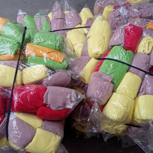 Kain Majun / Kain Perca / Kain Kiloan Ceruty Polos Murah Warna Acak 1kg