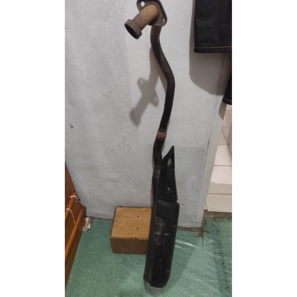 KNALPOT STANDAR ORIGINAL YAMAHA MX150/MXKING 150