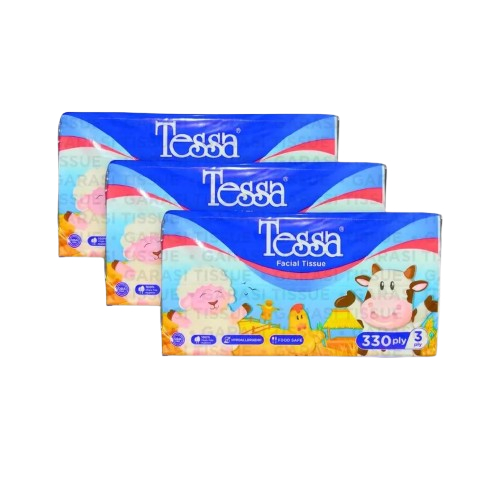 Tessa Tissue Facial Softpack isi 3pcs 3ply - (TP06MUC)