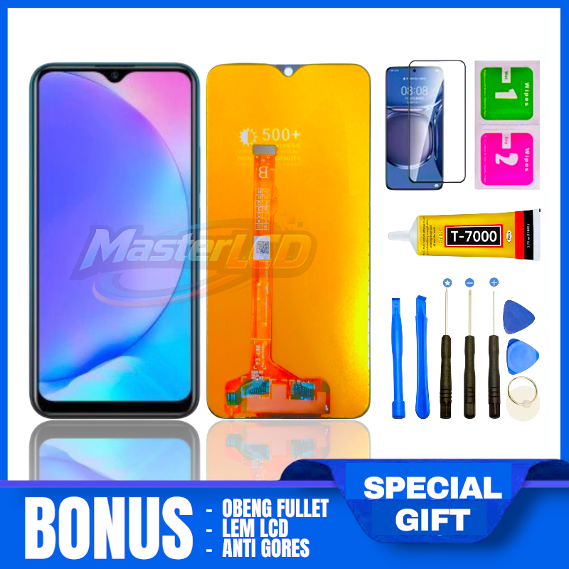 LCD VIVO Y17 / Y15 / Y12 / Y12i / Y3 / Y3S / Y11 / U3X / U10 ORIGINAL BERGARANSI FREE OBENG LEM