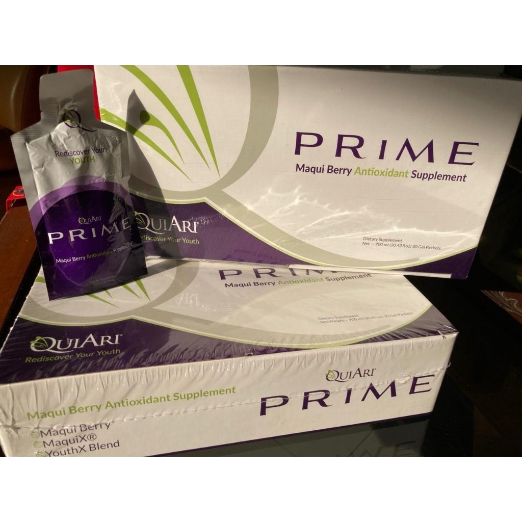 Quiari Prime Gel 30 Sachet. Ready. Best before : 8/2026