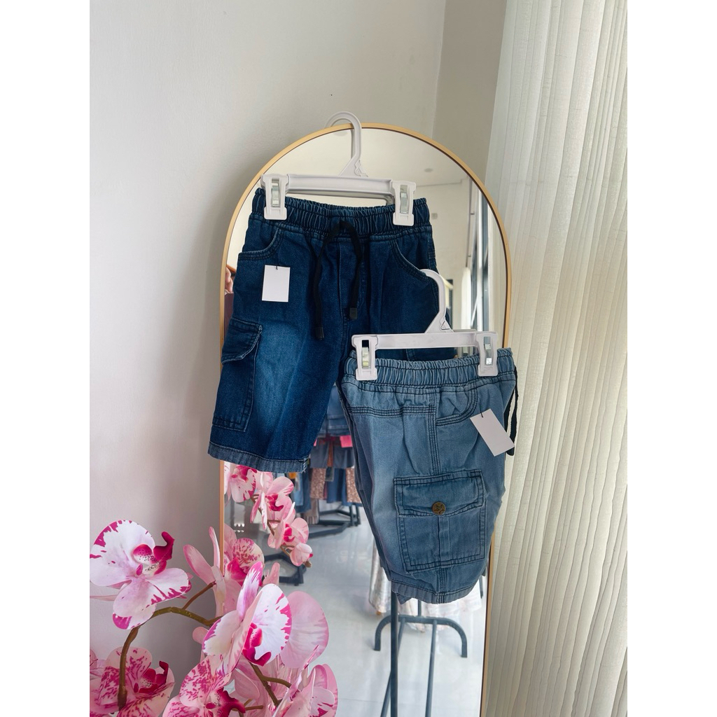 Celana Jeans Cargo Anak Laki Laki