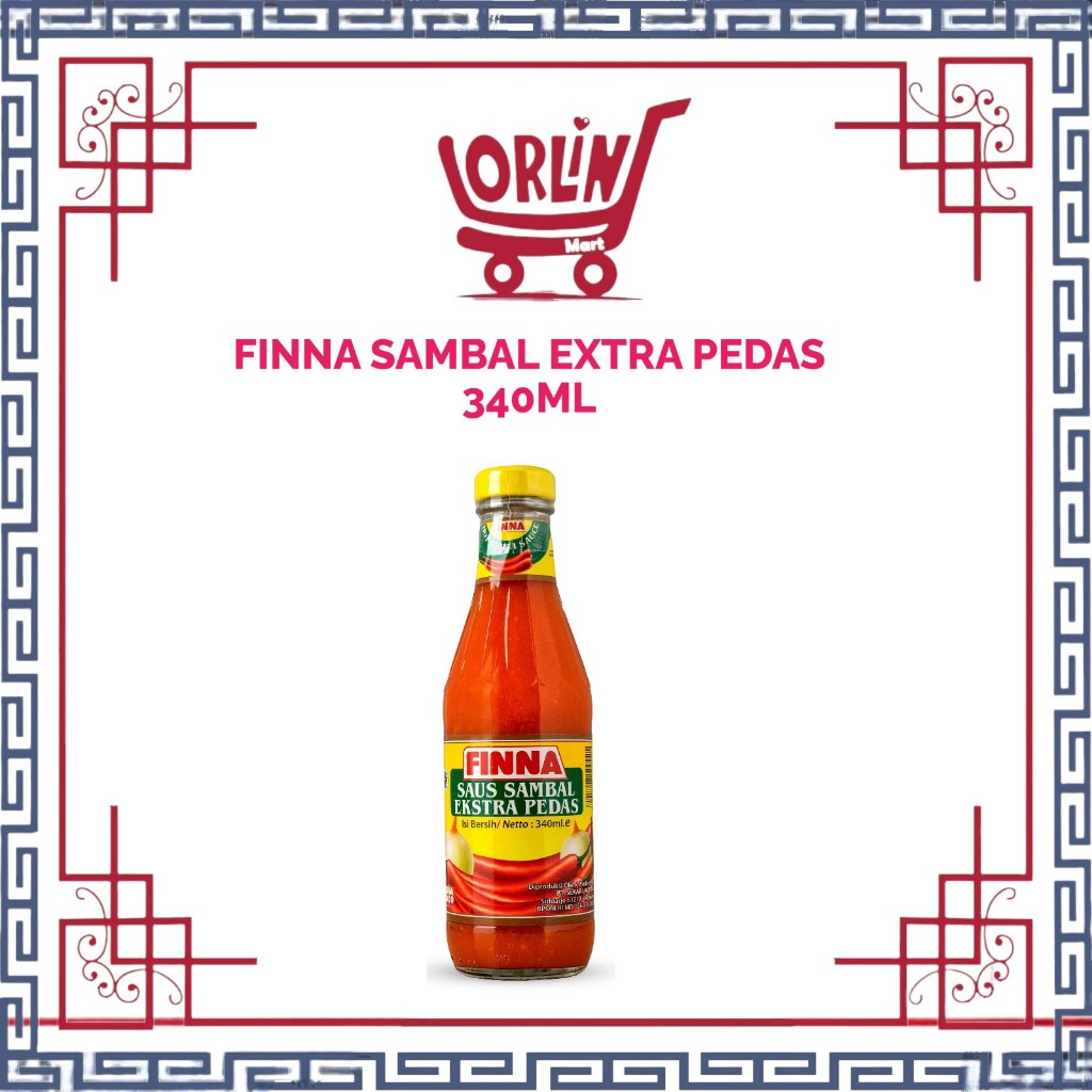 FINNA SAOS SAMBAL EXTRA PEDAS 340ML/FINNA/SAOS SAMBAL
