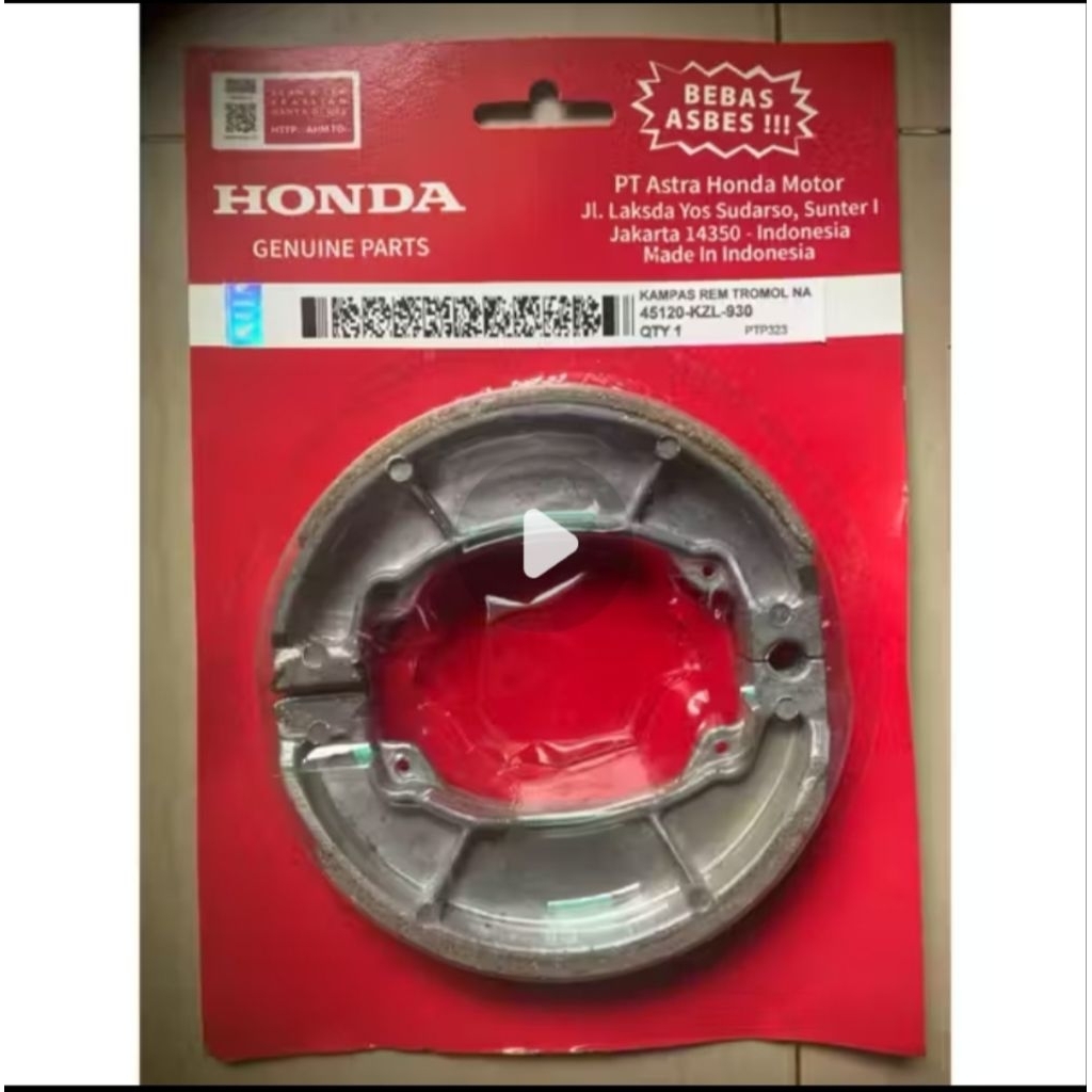 Kampas Rem Belakang Beat Vario Scoppy Vario 150