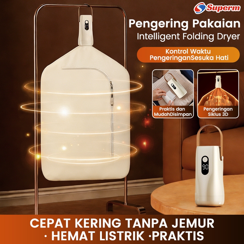 Mesin Pengering Pakaian / Mesin Pengering Lipat Portabel untuk Perjalanan / Mesin Pengering Pakaian 