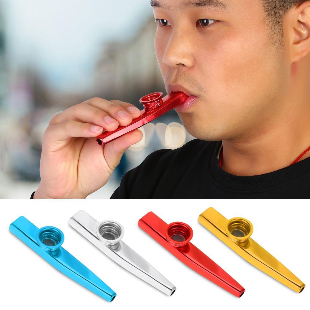 Kazoo Alat Musik Tiup Flute Metal Aluminium