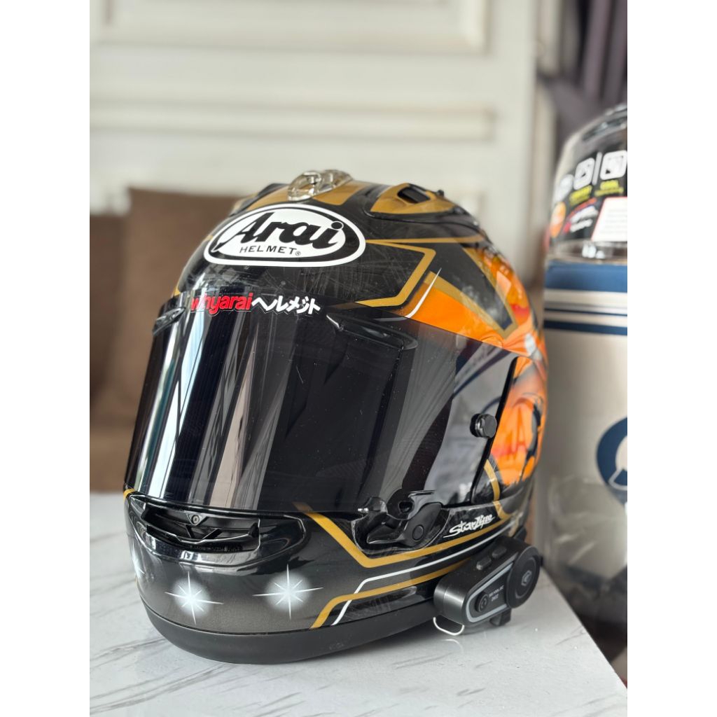 ARAI RX7X SAMURAI GOLD