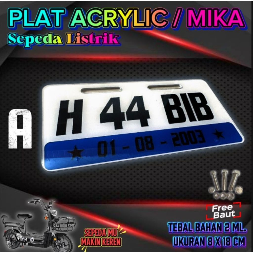 variasi custom plat termurah dan murah abis, plat termurah, plat murah abis, custom apik, plat nyala