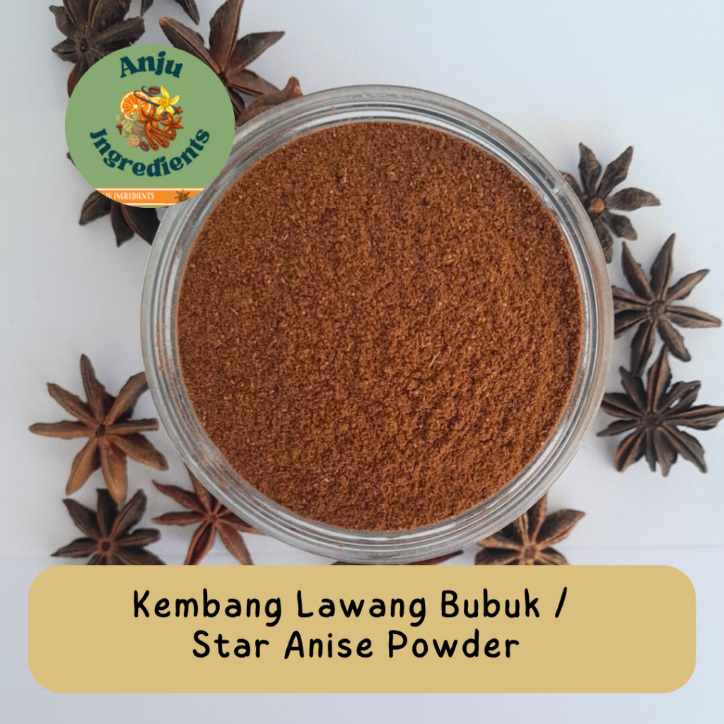 Kembang Lawang Bubuk 1kg / Star Anise Powder / Bunga Lawang Bubuk