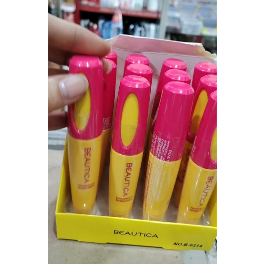 BEAUTICA WATERPROOF MASCARA LONG & VOLUME A-B-6214 Kuning