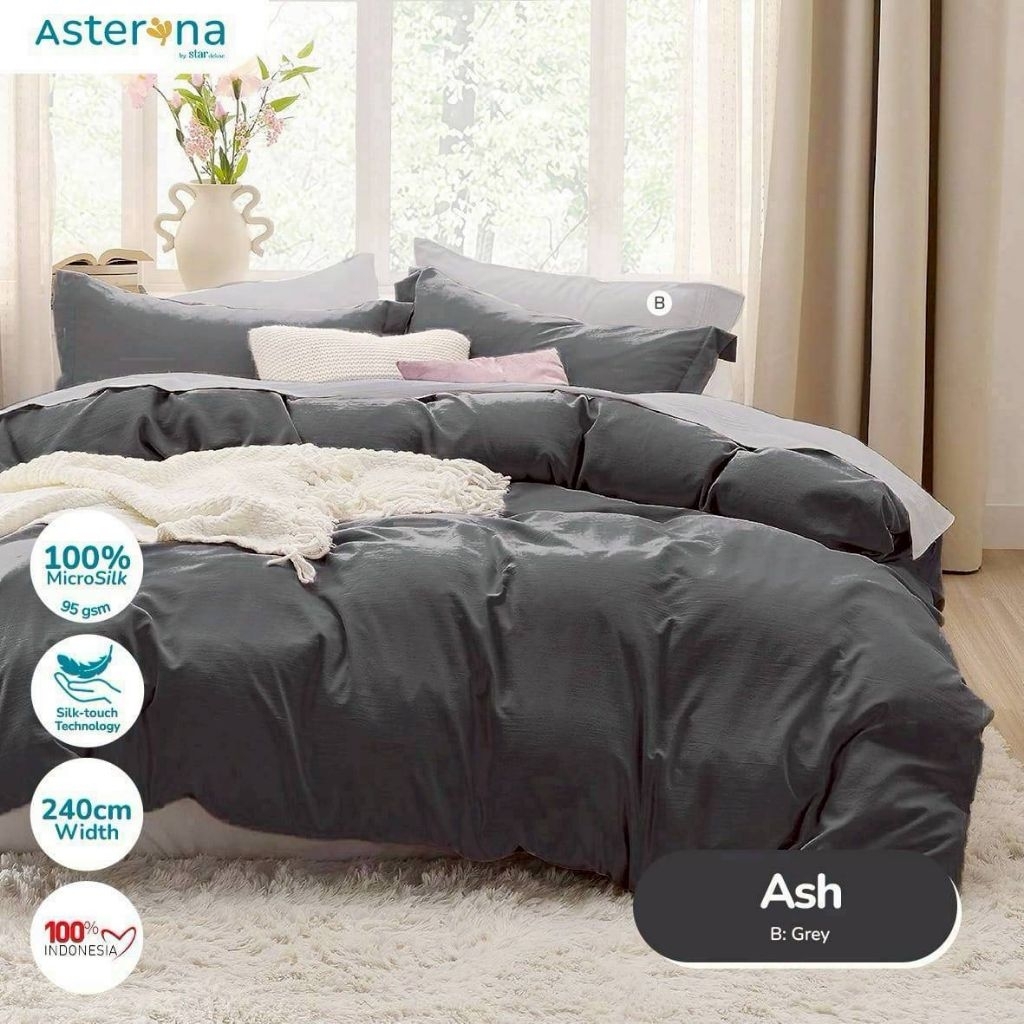 Sprei polos hotel warna ash sprei murah anti geser sprei set ukuran dan tinggi lengkap sprei seprai 