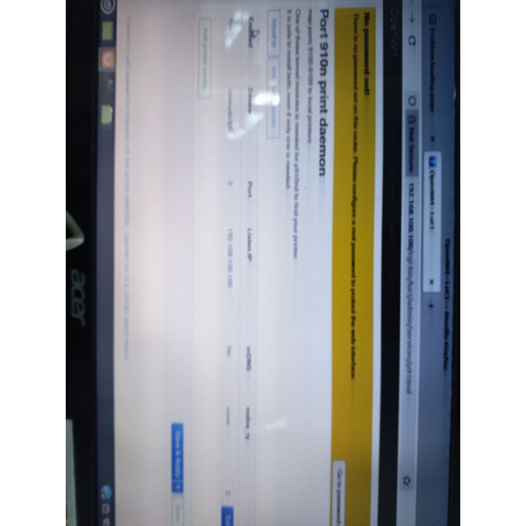 Printer Server Router TP-LINK TL-MR3020 V3.2 openWrt