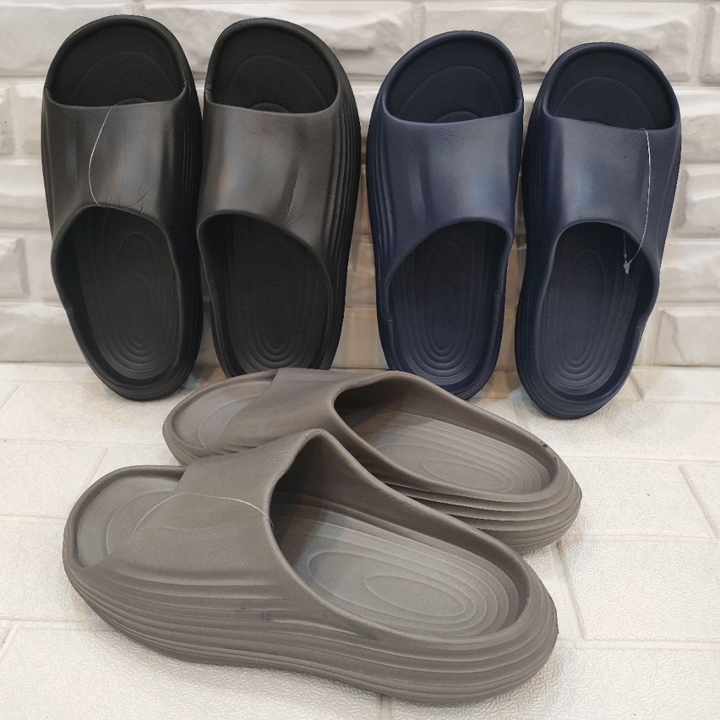 MINISO BALI | Sandal Selop Karet Pria Wanita Sandal Slip On Kekinian Anti Slip Selop Cowo Cewe Trend