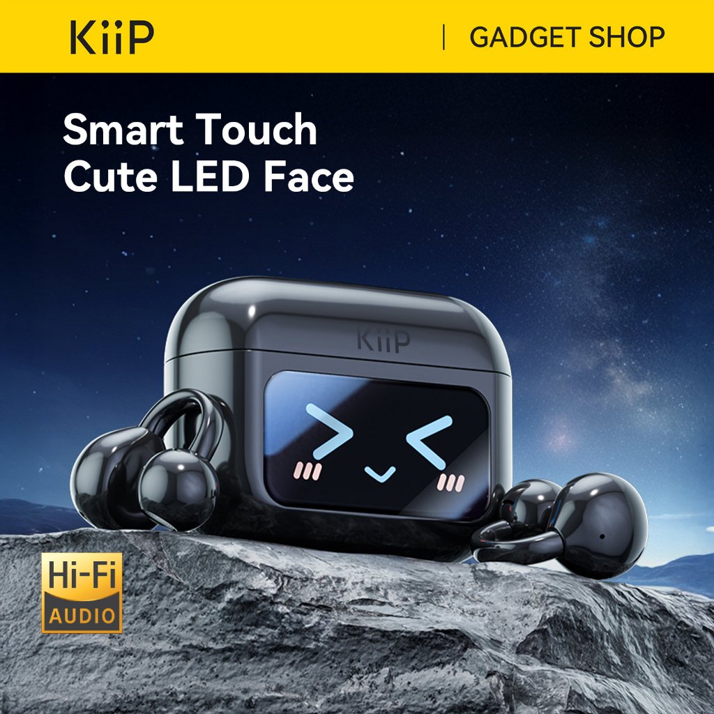 KiiP DTH18 OWS Earclips HiFi Tws Smart Screen Active Noise Reduction