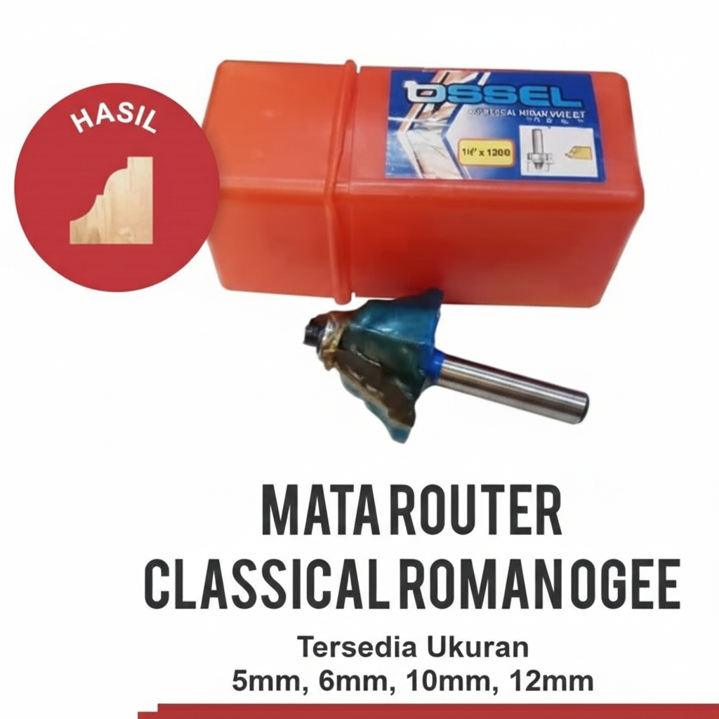 MATA ROUTER KAYU CLASSICAL ROMAN OGEE BIT