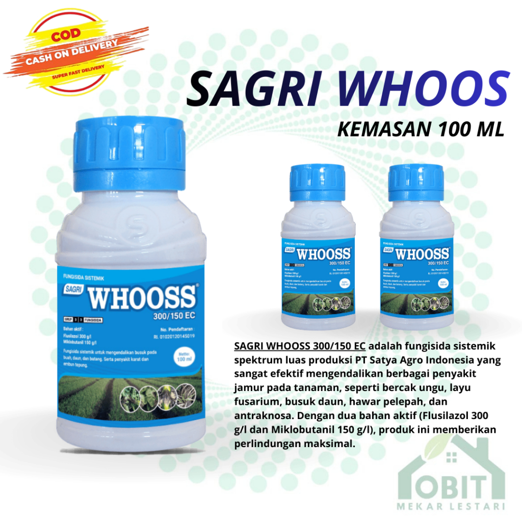 Fungisida Sagri Whooss 300/150EC Mengendalikan Moler Jamur Bawang Merah Sistemik