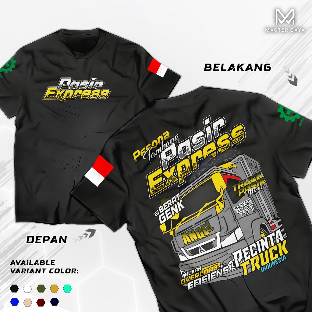 KAOS PESONA TAMBANG PASIR EXPRESS KEREN BAHAN KATUN PREMIUM READY COMBED 30S BISA COD