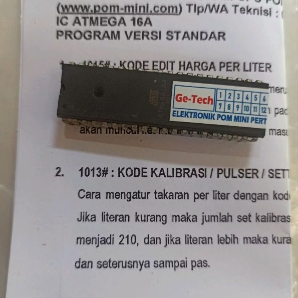 IC Program Pom Mini Atmel Atmega 16A PU Original