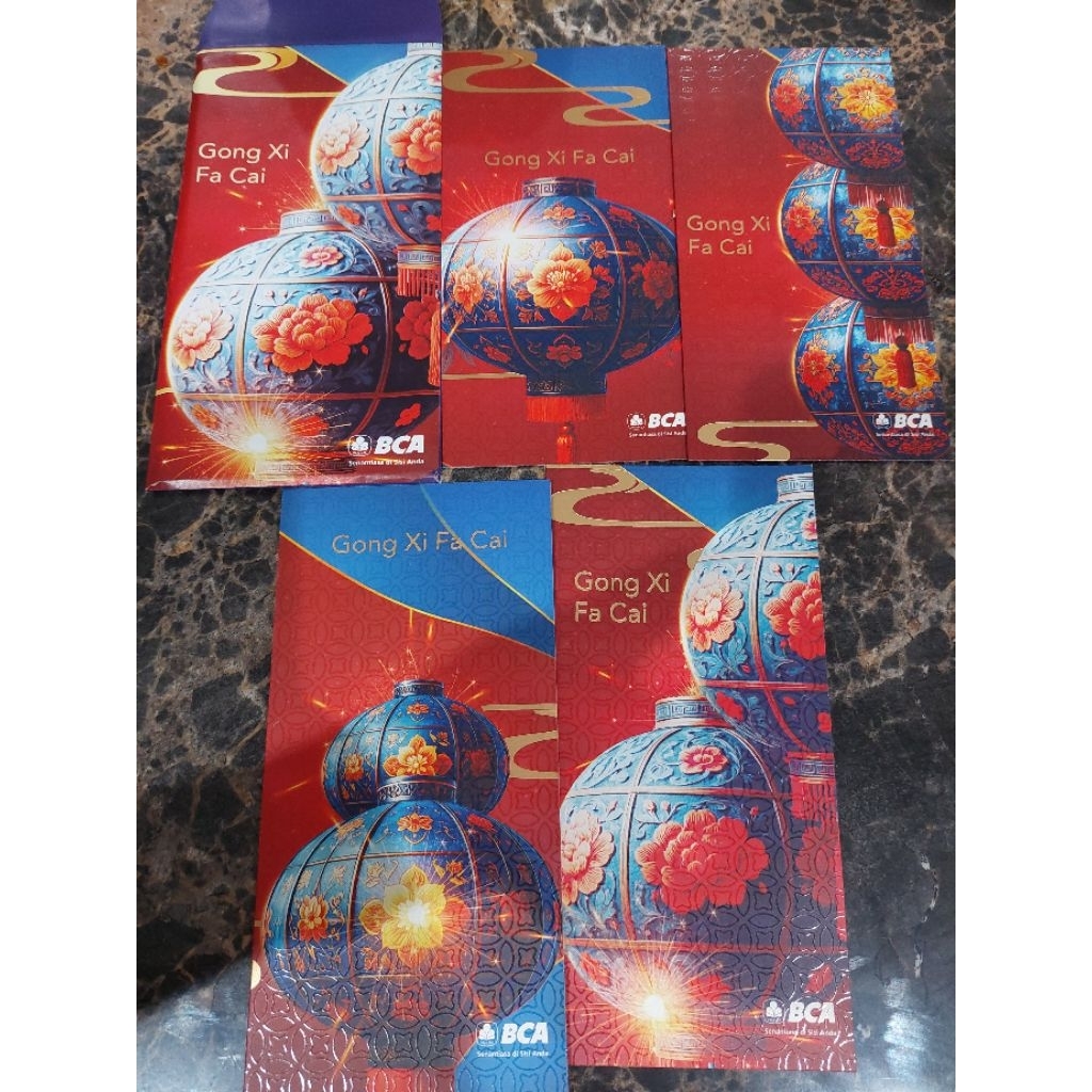 Kertas Angpao BCA Prioritas Danamon Privilage BJB OCBC Nisp