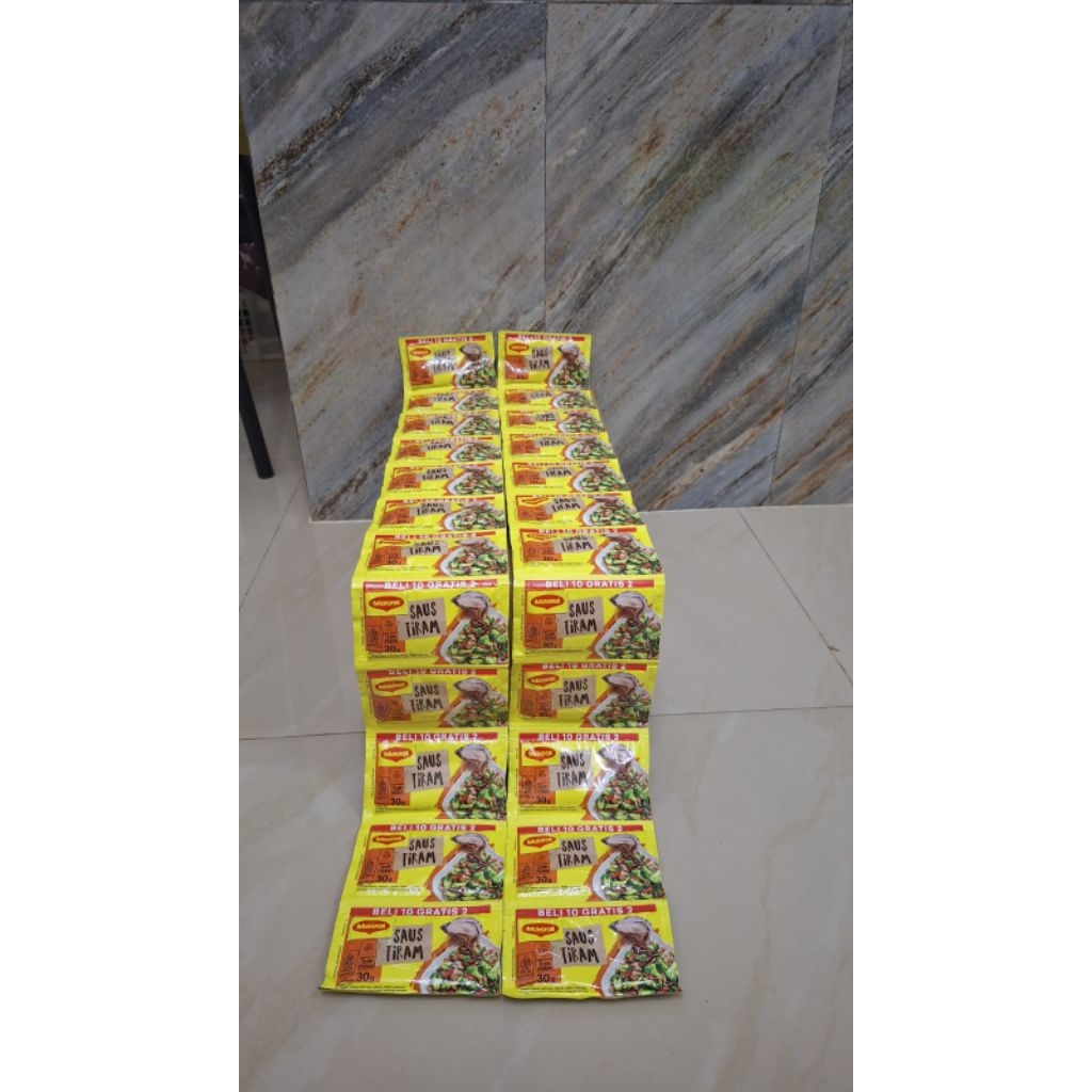 MAGGI Saos tiram Shachet 30gr dapat 1Renceng dan 2Renceng