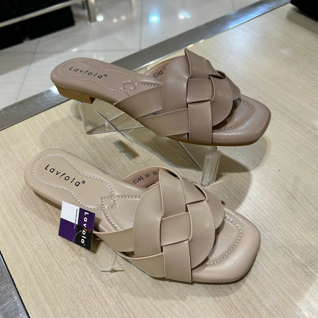 sandal wanita flat lentur anti slip LAVIOLA original