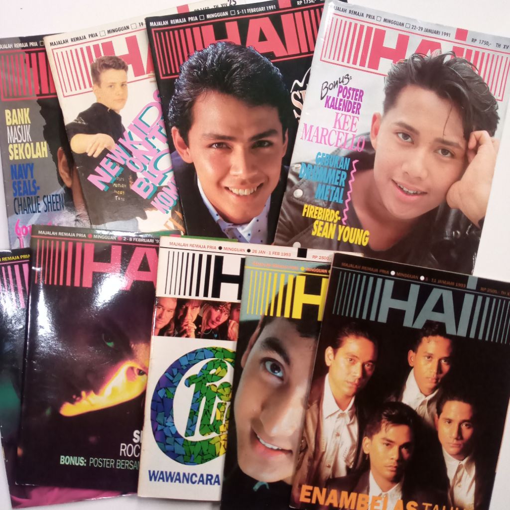 Majalah hai tahun 1990 1991 1993 FREE POSTER Majalah jadul majalah lawas majalah populer